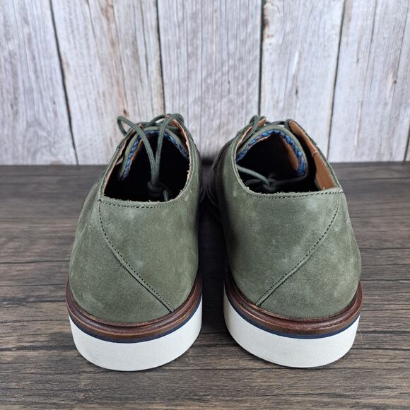 Clarks Collection Malwood Plain Derby Lace Up Dress Shoes Men\'s Sz 9 Green (VGC) main image 5